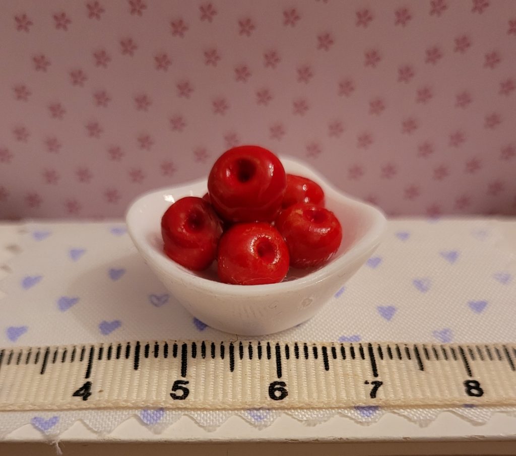 bol de pommes miniatures accessoires maisons de poupées maisons poupées