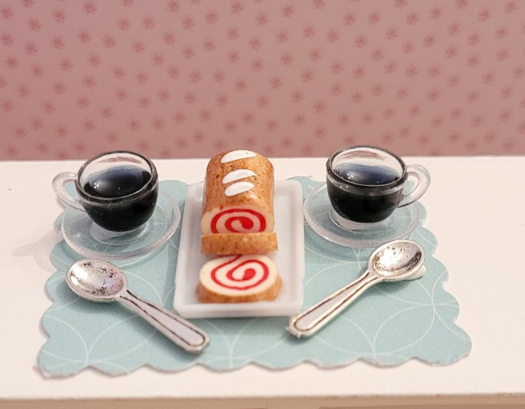 café miniatures accessoires maisons de poupées