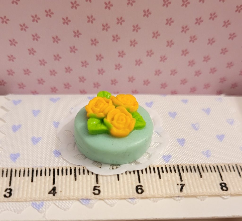 gâteau pistache miniatures accessoires maisons de poupées maisons poupées